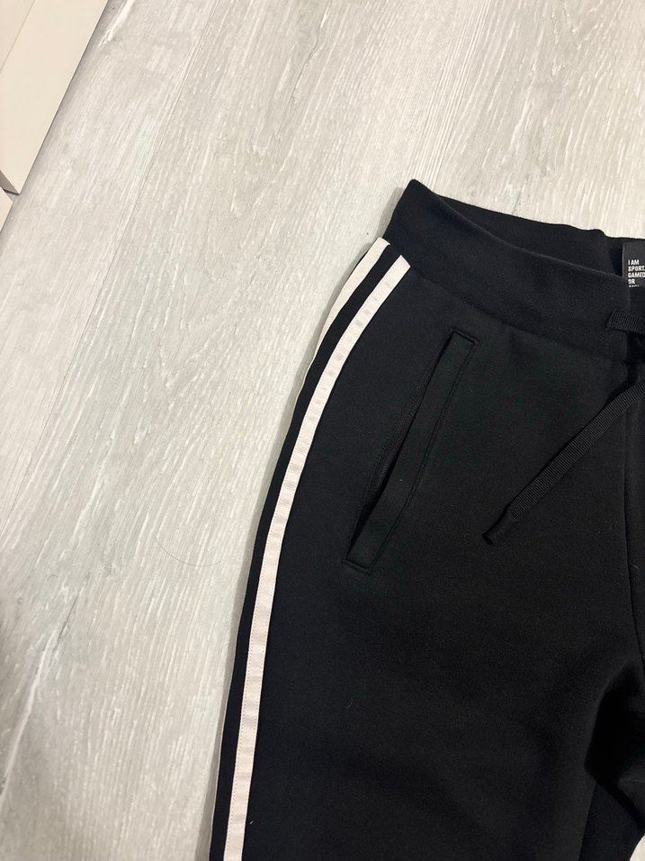 Kadın Siyah Rahat ve Şık Eşofman Altı - Görsel 4