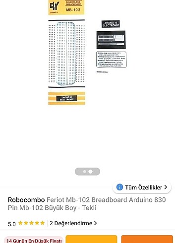 Sıfır Breadboard İki Adet - Görsel 10