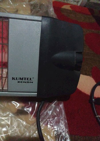 Kumtel Zenon Siyah Gri Isıtıcı