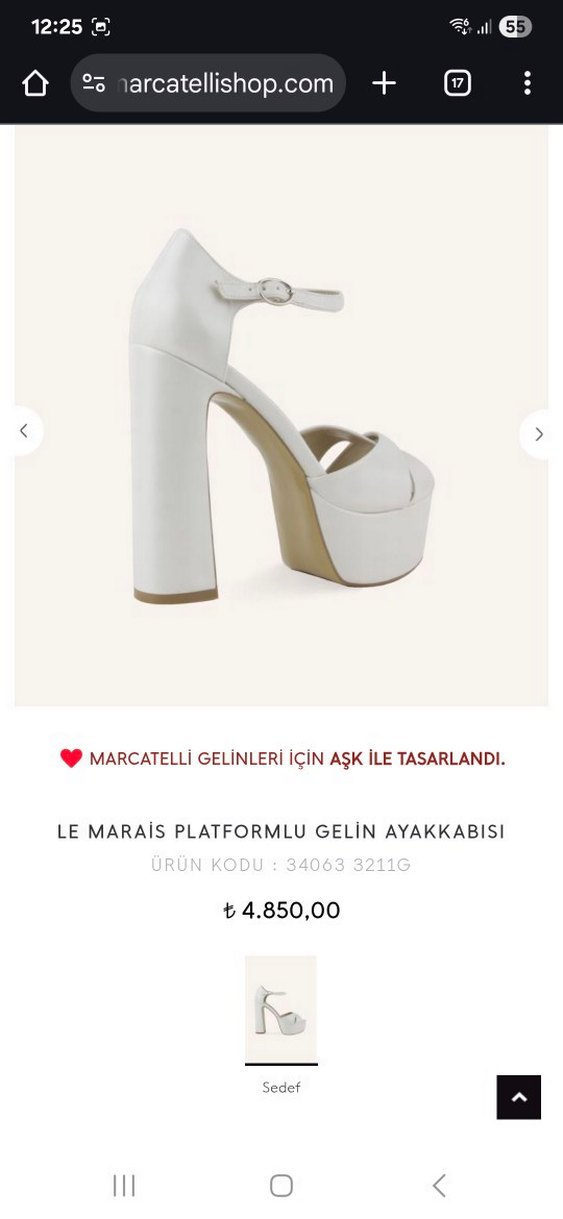 marcatelli gelin ayakkabısı - Görsel 2