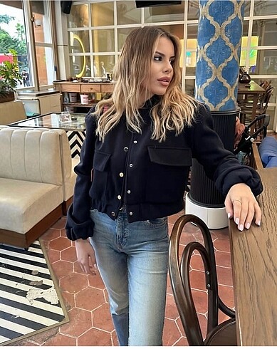 l Beden Zara bomber ceket