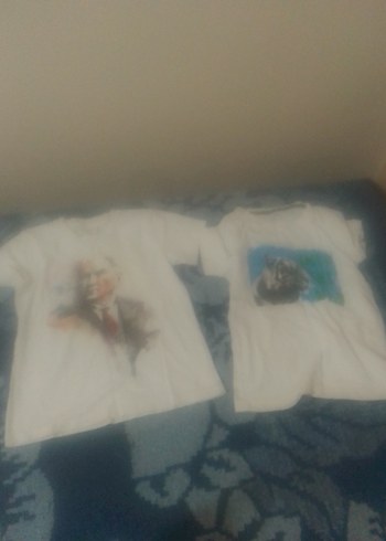 Baskılı Sokak Stili Beyaz Kedi Kıyafetleri - Görsel 3