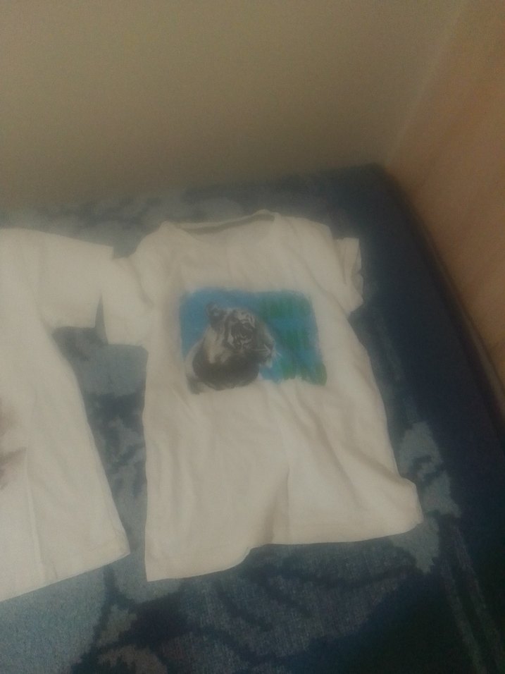 Baskılı Sokak Stili Beyaz Kedi Kıyafetleri - Görsel 4