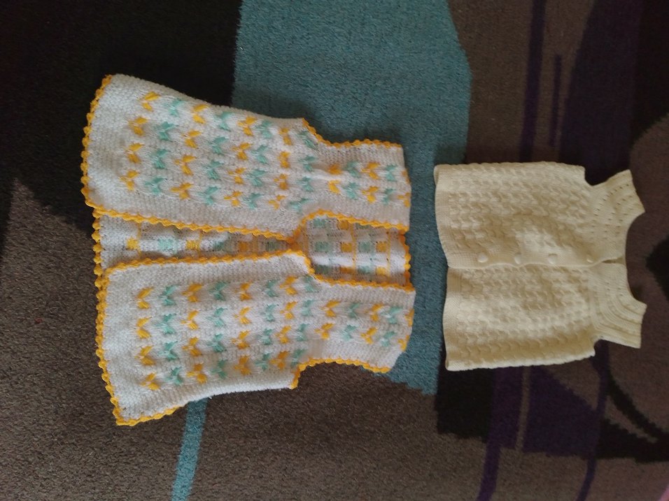 Kız Çocuk Örgü Bohem Yelek - Görsel 3