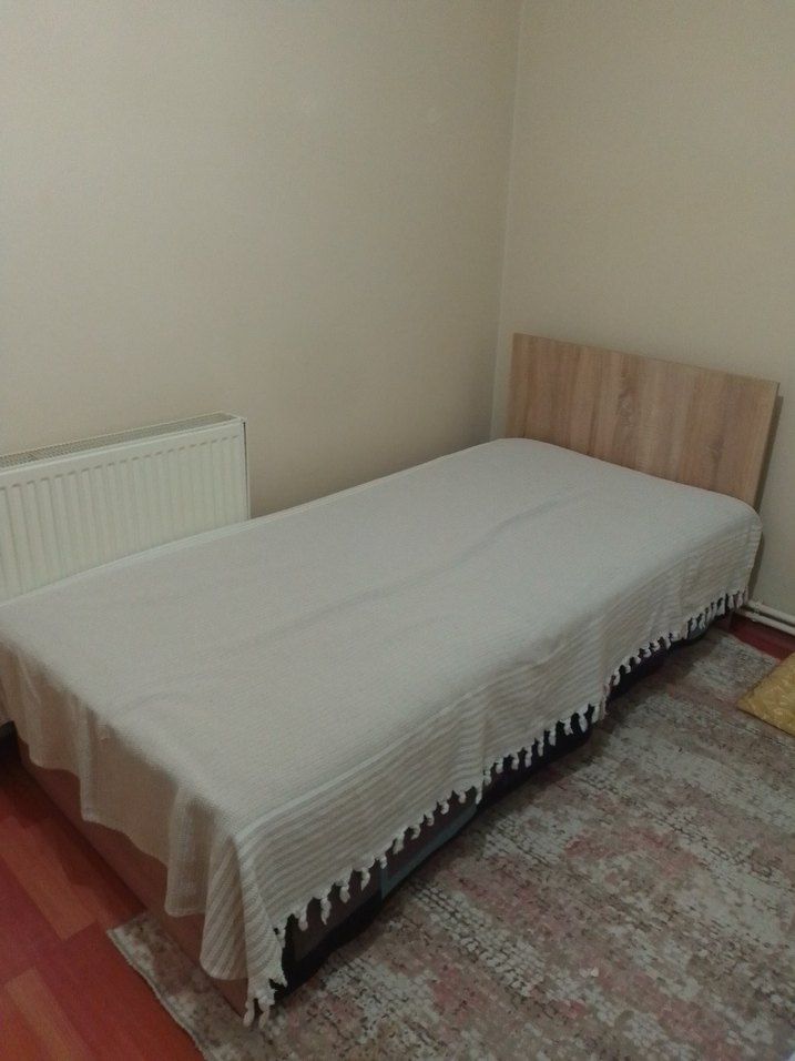 Beyaz Düz Desen Yatak Örtüsü - Görsel 3