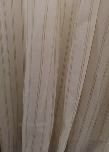 Beyaz Düz Modern Tül Perde - Görsel 17