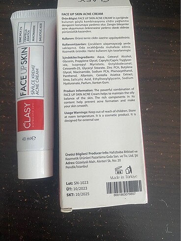Diğer Trendyoldan aldım sıfır krem yüz