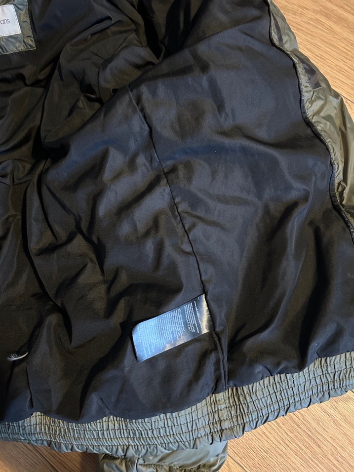 Siyah Fermuarlı Erkek mont - Görsel 2