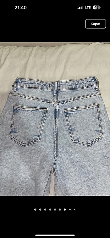 36 Beden mavi Renk Trendyolmilla pantolon