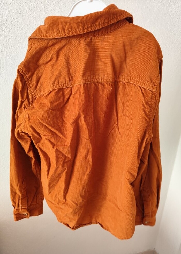 Erkek çocuk kadife gömlek  - Görsel 2