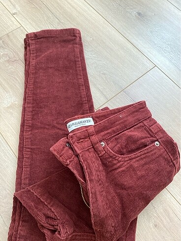 Pull and Bear Pul bear kadife pantolon