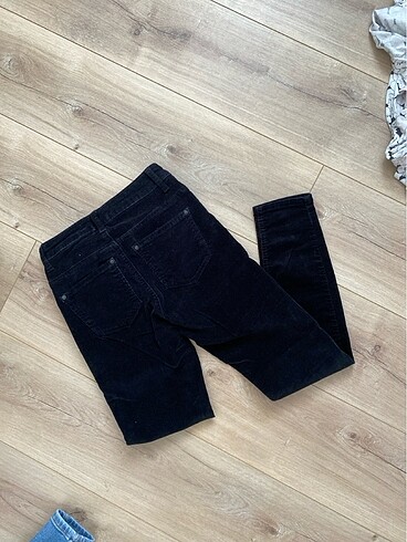 32 Beden Mavi jeans kadife