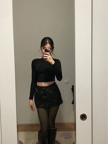 Urban Outfitters Deri Etek