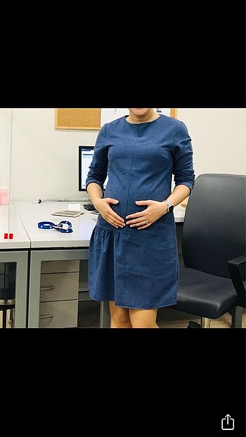 Ofis elbise hamile elbise günlük elbise