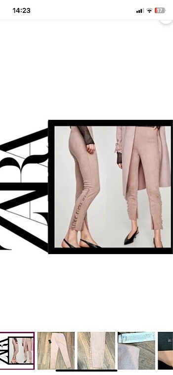 Zara Zara Süet Pantolon