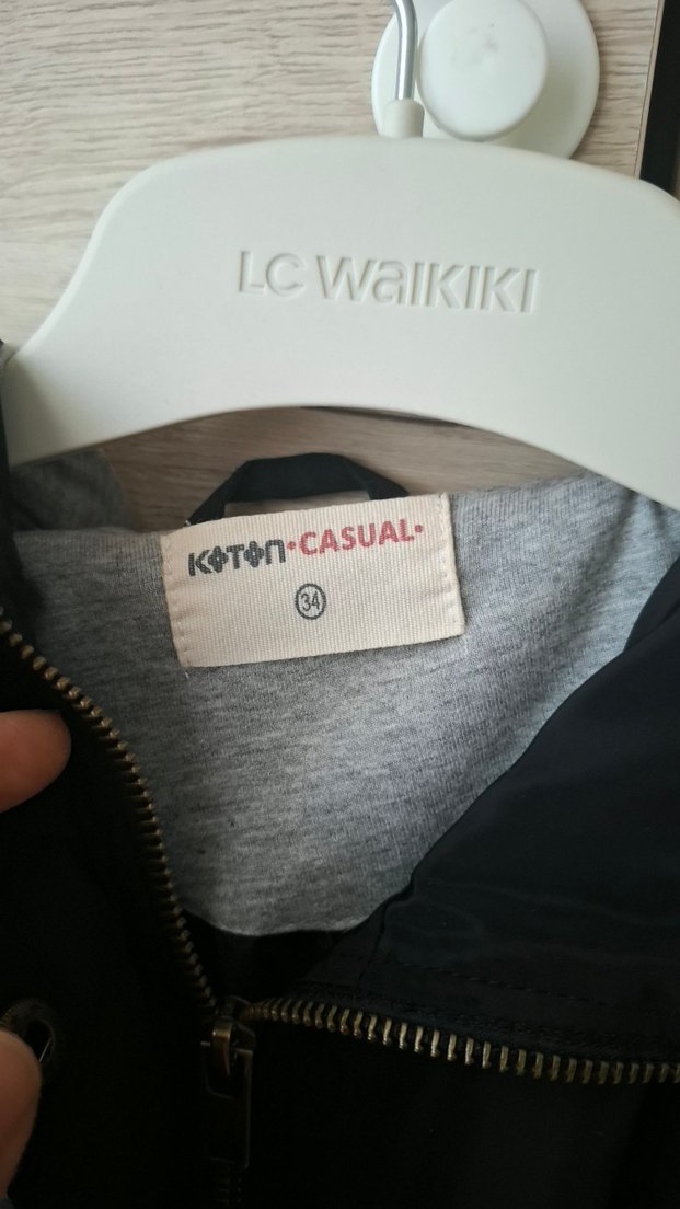 Siyah Düğmeli Midi Street Style Kadın Ceket - Görsel 3