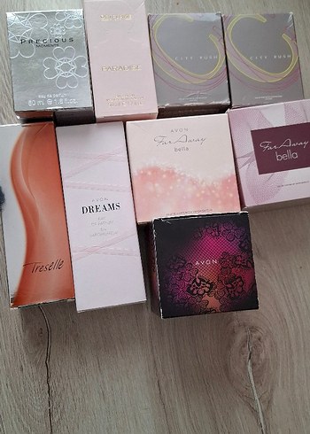 Kadın Parfüm Seti Avon Dreams ve Diğerleri