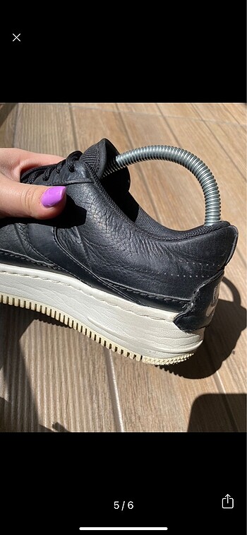 37,5 Beden siyah Renk nike airforce siyah