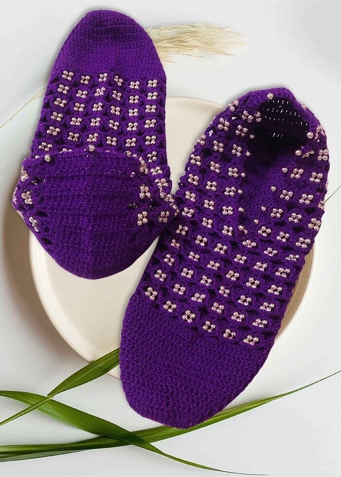 Boncuklu patik - Görsel 2