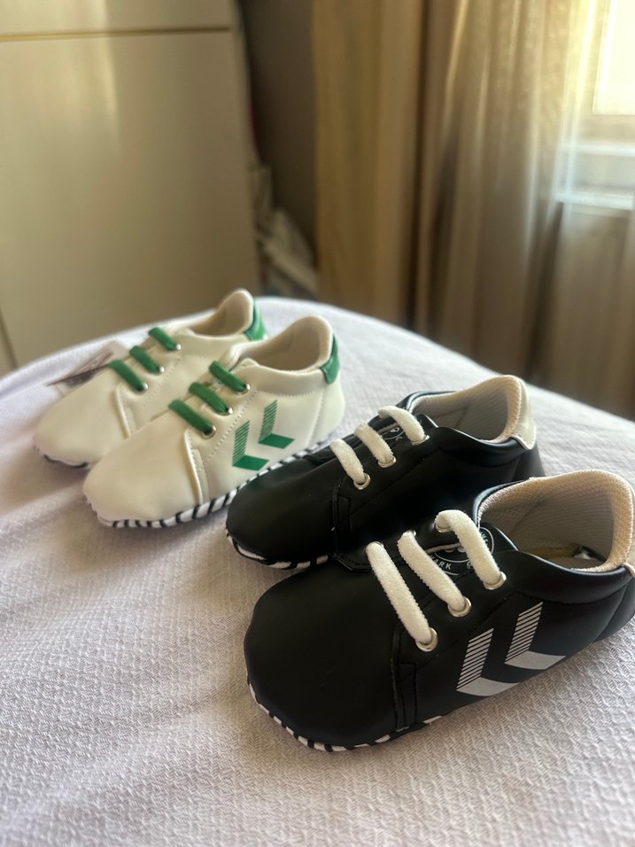 Hummel beyaz bebek ayakkabı - Görsel 3