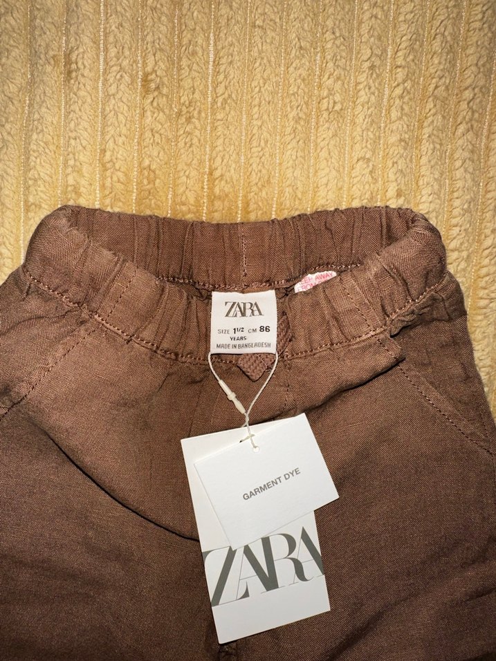 Zara keten erkek bebek kahverengi pantolon - Görsel 3