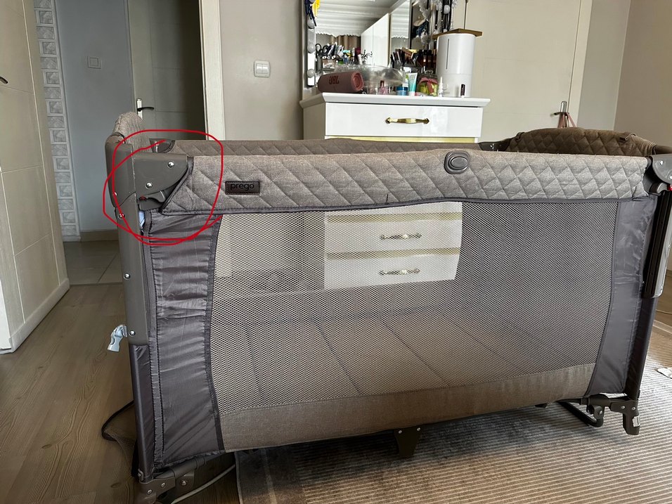 Prego Miami Anne yanı park yatak - Görsel 5