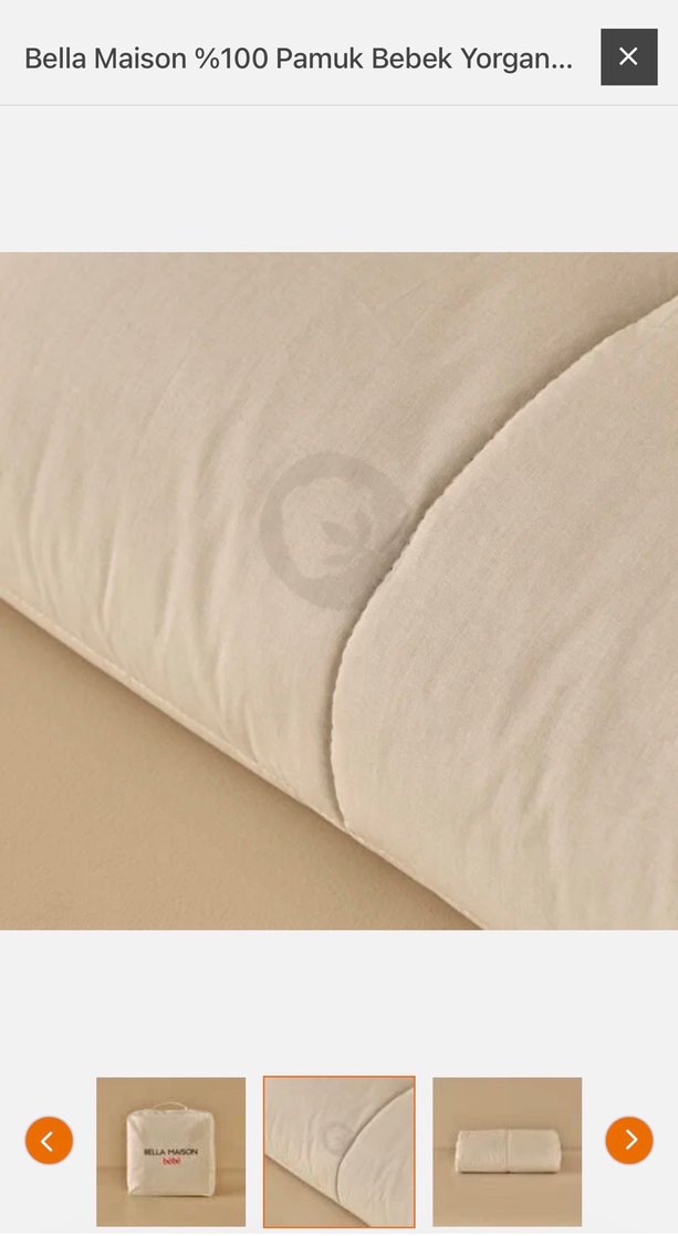 Bella maison sıfır bebek yastık yorgan - Görsel 3