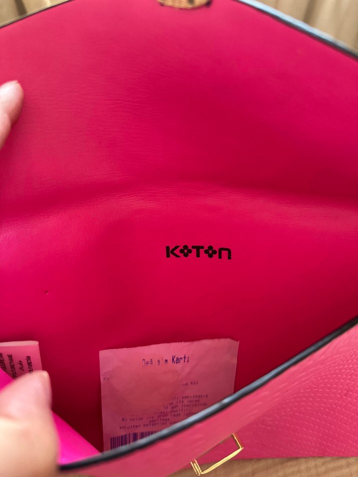 Koton fuşya çanta - Görsel 3