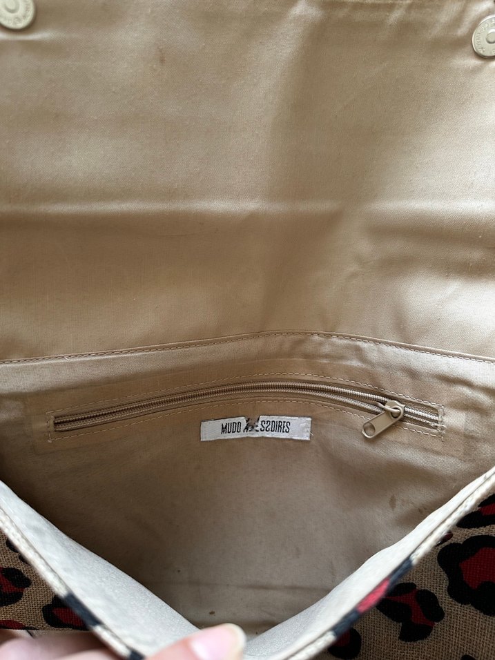 Mudo jüt dokulu çanta - Görsel 3