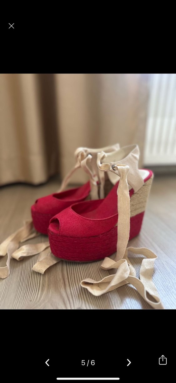 Mudo Dolgu Topuklu Kadın Ayakkabı - Görsel 5