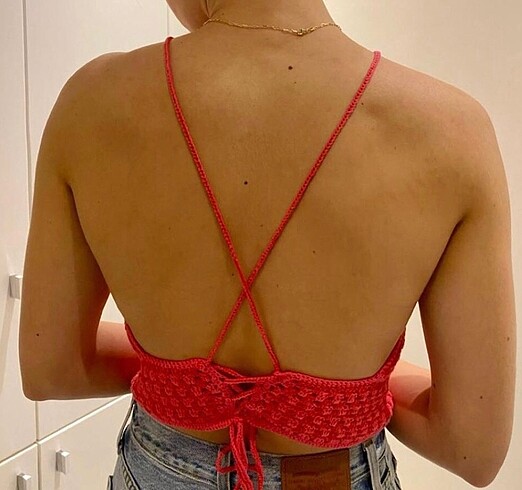 Pull and Bear Pull&Bear örgü büstiyer