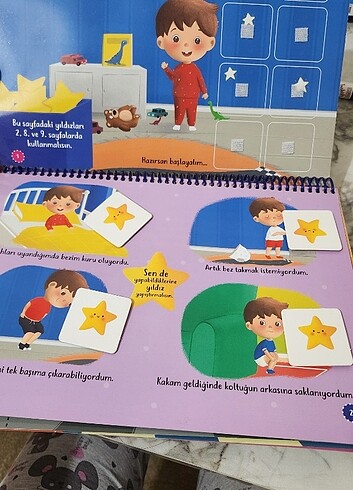 Beden Renk Tuvalet eğitimi cırtlı kitap
