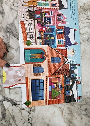 Beden İş bankası hareketli bebek kitapları yılbaşı öyküsü