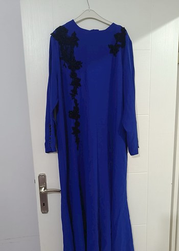 Mavi abiye elbise - Görsel 2