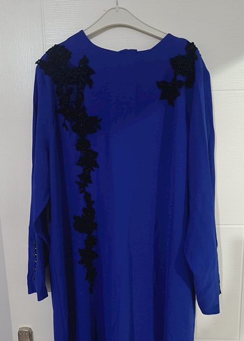 Mavi abiye elbise - Görsel 3