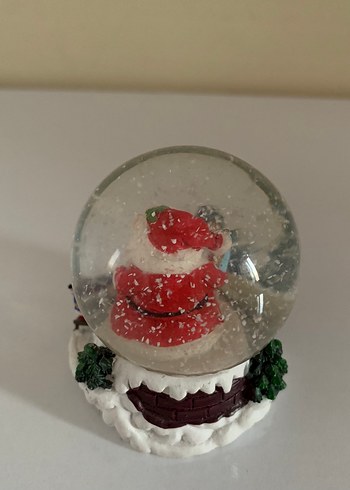 Renkli Noel Baba Kar Küresi - Görsel 4