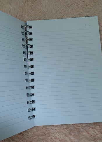 Papatya Desenli Çizgili Not Defteri - Görsel 4