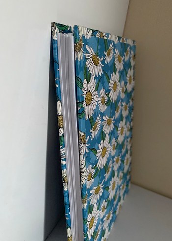 Papatya Desenli Çizgili Not Defteri - Görsel 3