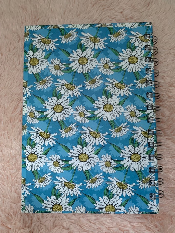 Papatya Desenli Çizgili Not Defteri - Görsel 2