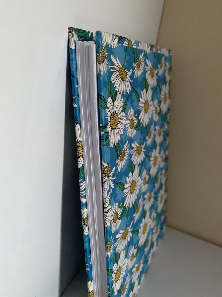 Papatya Desenli Çizgili Not Defteri - Görsel 3