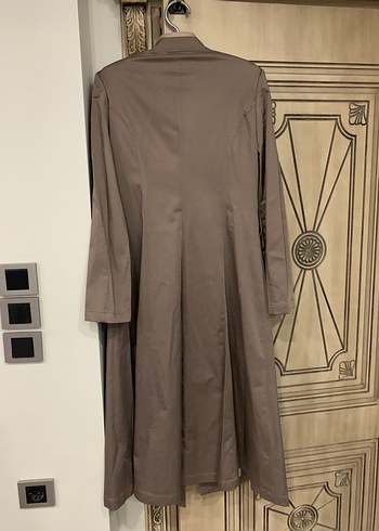Bej Tesettür Pardösü - Görsel 4