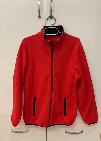 Diğer Pembe Fermuarlı Polar Sweatshirt