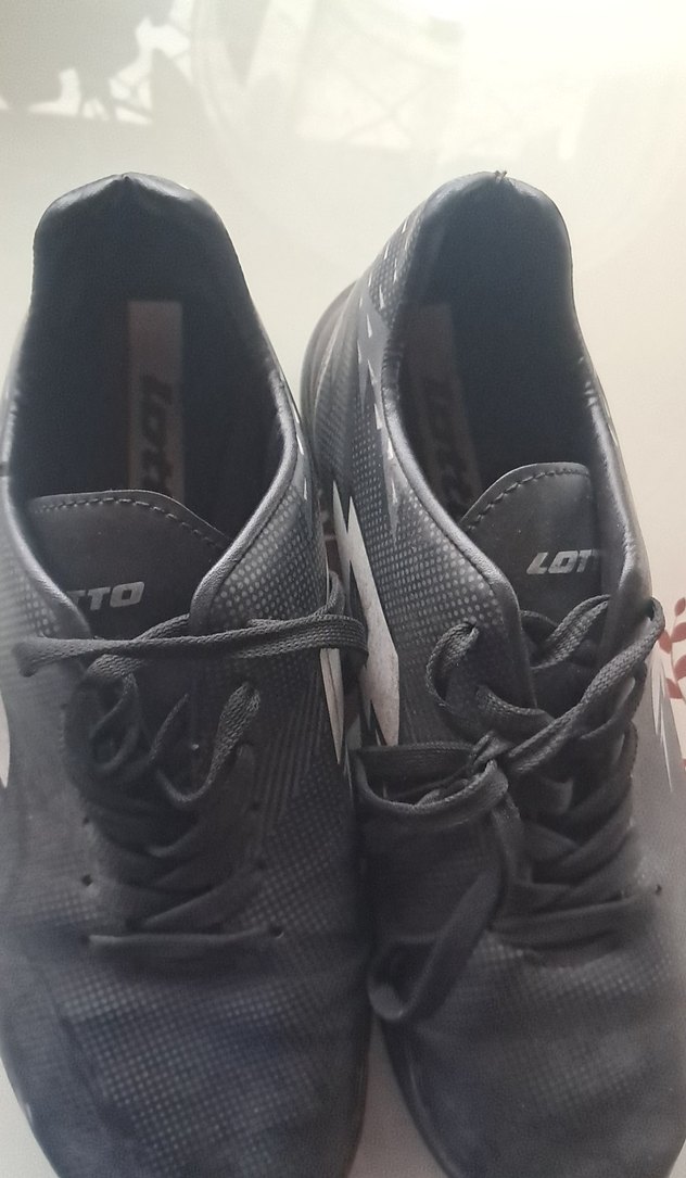 Siyah Erkek Futbol Ayakkabısı Velcro Bağcıklı - Görsel 2