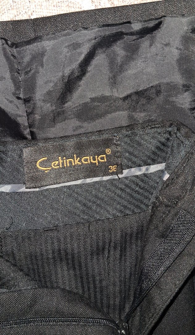 Düğmeli Siyah Erkek Takım Ceketi - Görsel 3