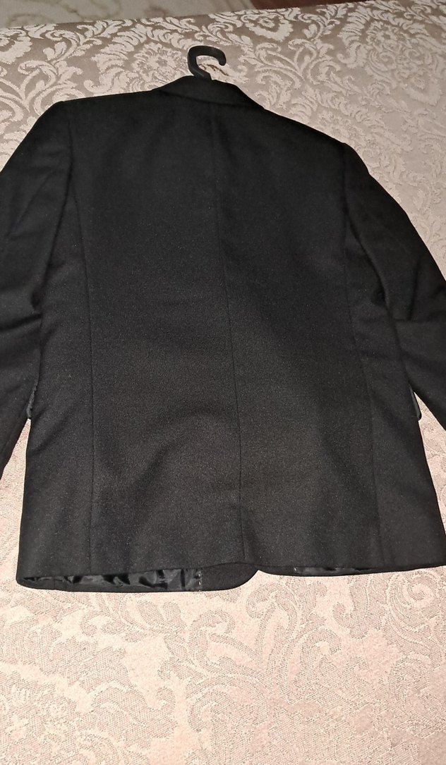 Düğmeli Siyah Erkek Takım Ceketi - Görsel 4