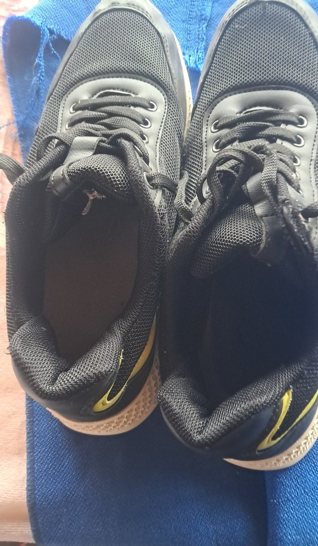 Siyah Bağcıklı Kadın Spor Ayakkabı - Görsel 4