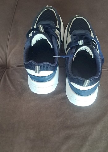 Lacivert Bağcıklı Kadın Spor Ayakkabı - Görsel 4