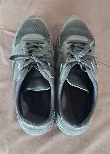 Gri Bağcıklı Spor Kadın Sneakers - Görsel 3