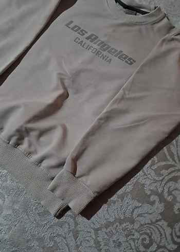 Gri Los Angeles Baskılı çocuk Sweatshirt - Görsel 3