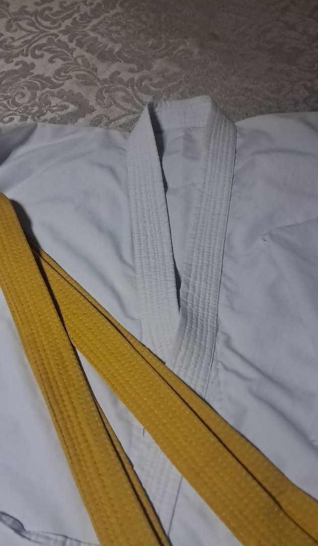 sari Kemerli karete kıyafet - Görsel 3